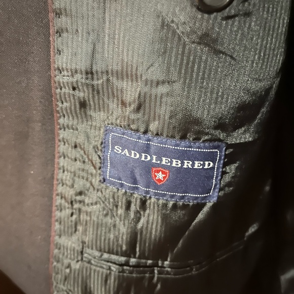 Sport coat size: 48r color: dark navy blue - Picture 2 of 5